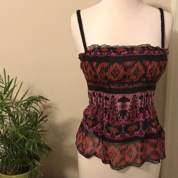 Diane Von Furstenberg Tops - Diane Von Furstenberg Dominik Silk Tank Top